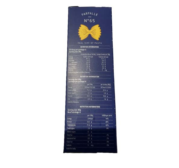 Barilla farfalle 500g