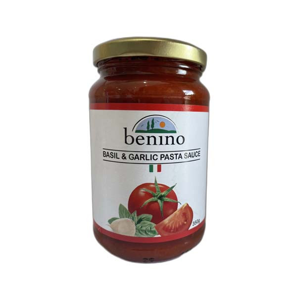 Benino basil & garlic pasta sauce