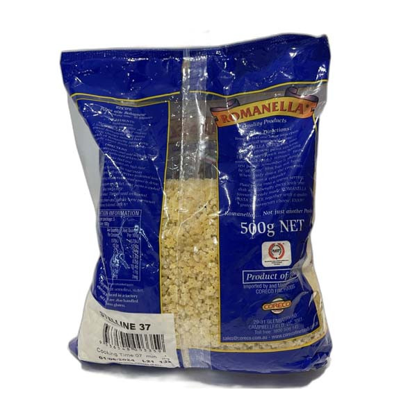 Durum wheat semolina romanela pasta