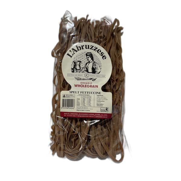 Spelt fettuccine organic pasta