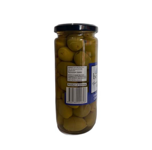 Benino green pitted olives