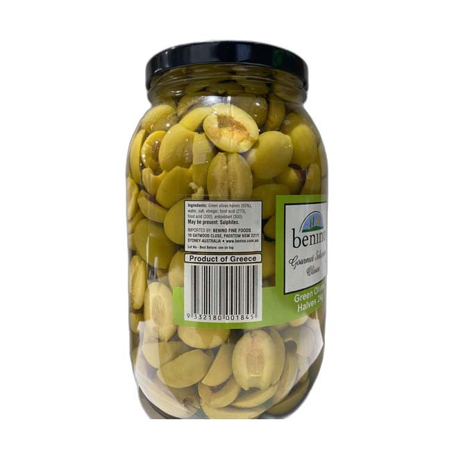 Benino green olives halves 2KG