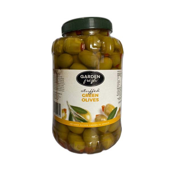 Garden fresh stuffed green olives