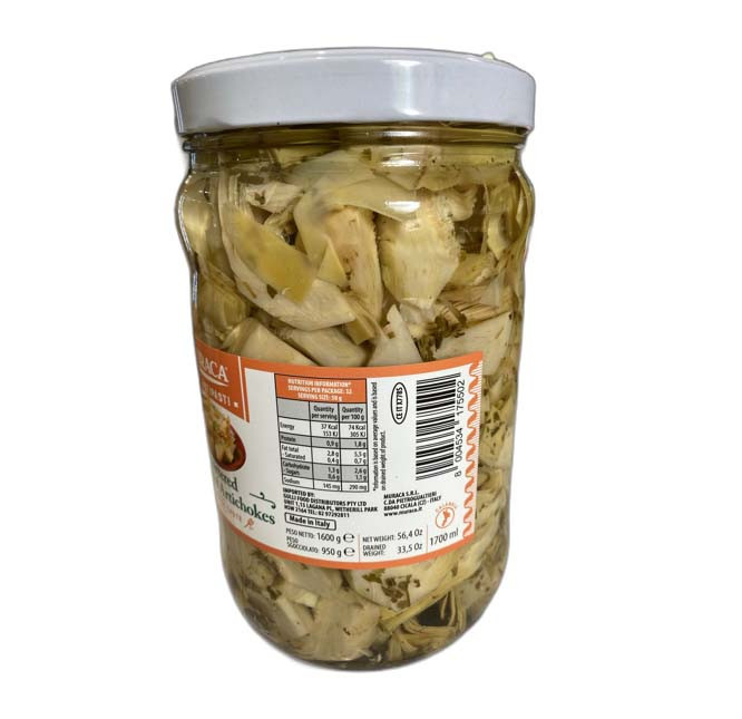 Muraco quarted marinated artichokes