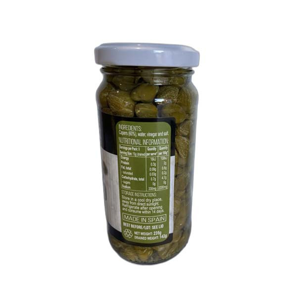 Natures market capers in vinegar