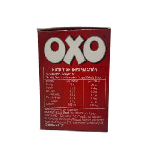 Oxo Beef stock 12PK