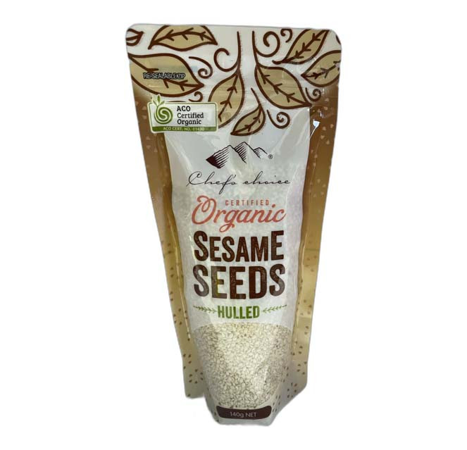 Chef's Choice Organic Sesame Seeds Hulled 140g