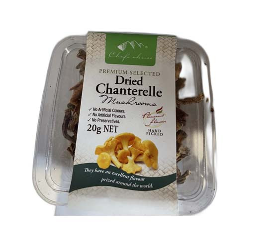 Dried Chanterelle Mushrooms