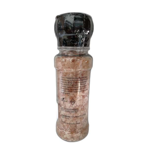 Chef's Choice Himalayan Pink Rock Salt Grinder 200g