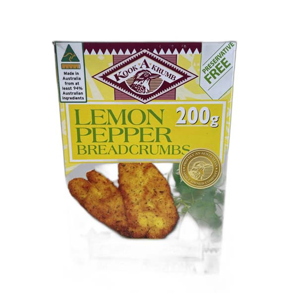 KOOK A KRUMB Bread Crumbs Lemon Pepper 200G