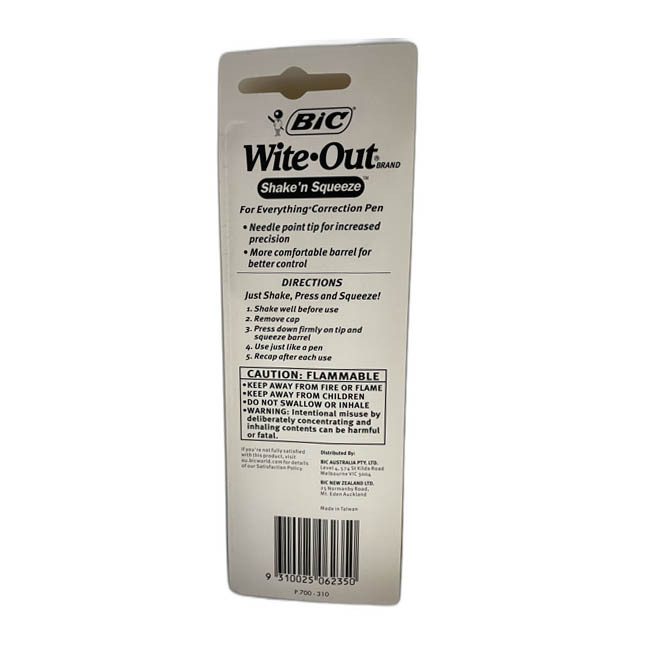 Bic Wipe Out Pen