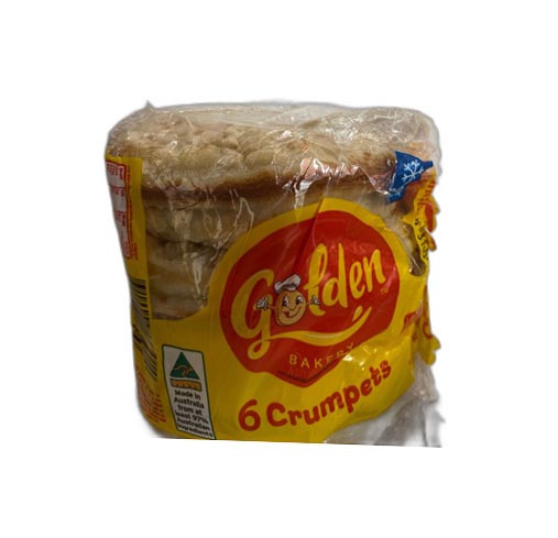 Tip Top Golden Bakery 6 Crumpets