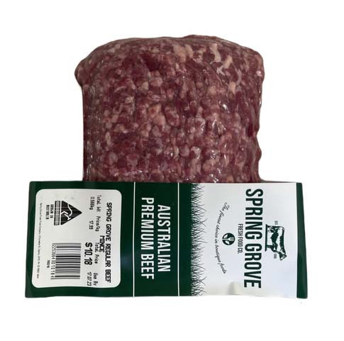 Spring Grove Regular Beef Mince