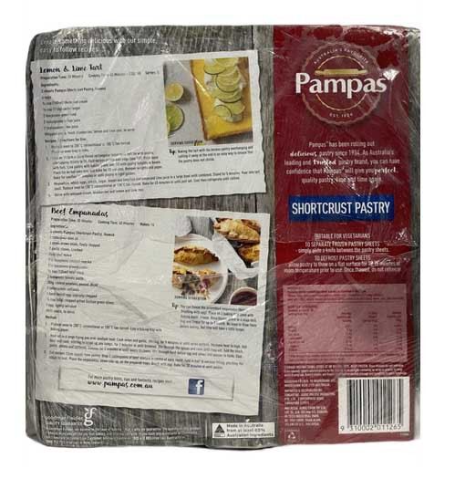 Pampas Short Crust Pastry