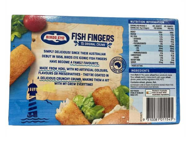 Birds Eye Fish Fingers