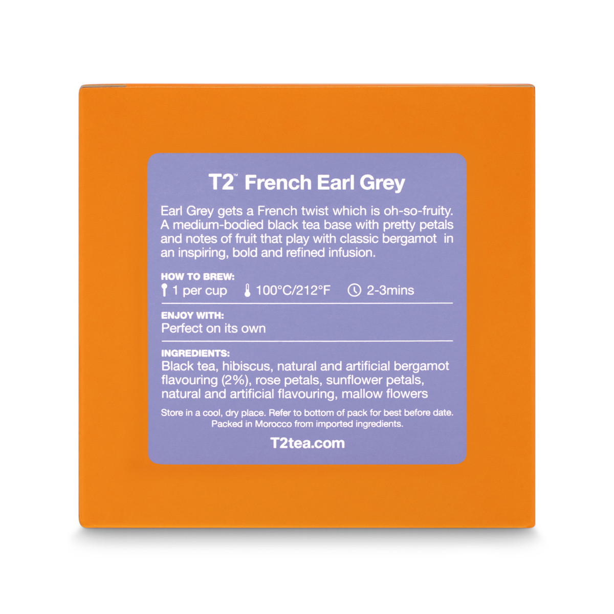 T2 French Earl Grey Loose Leaf Gift Cube 50g