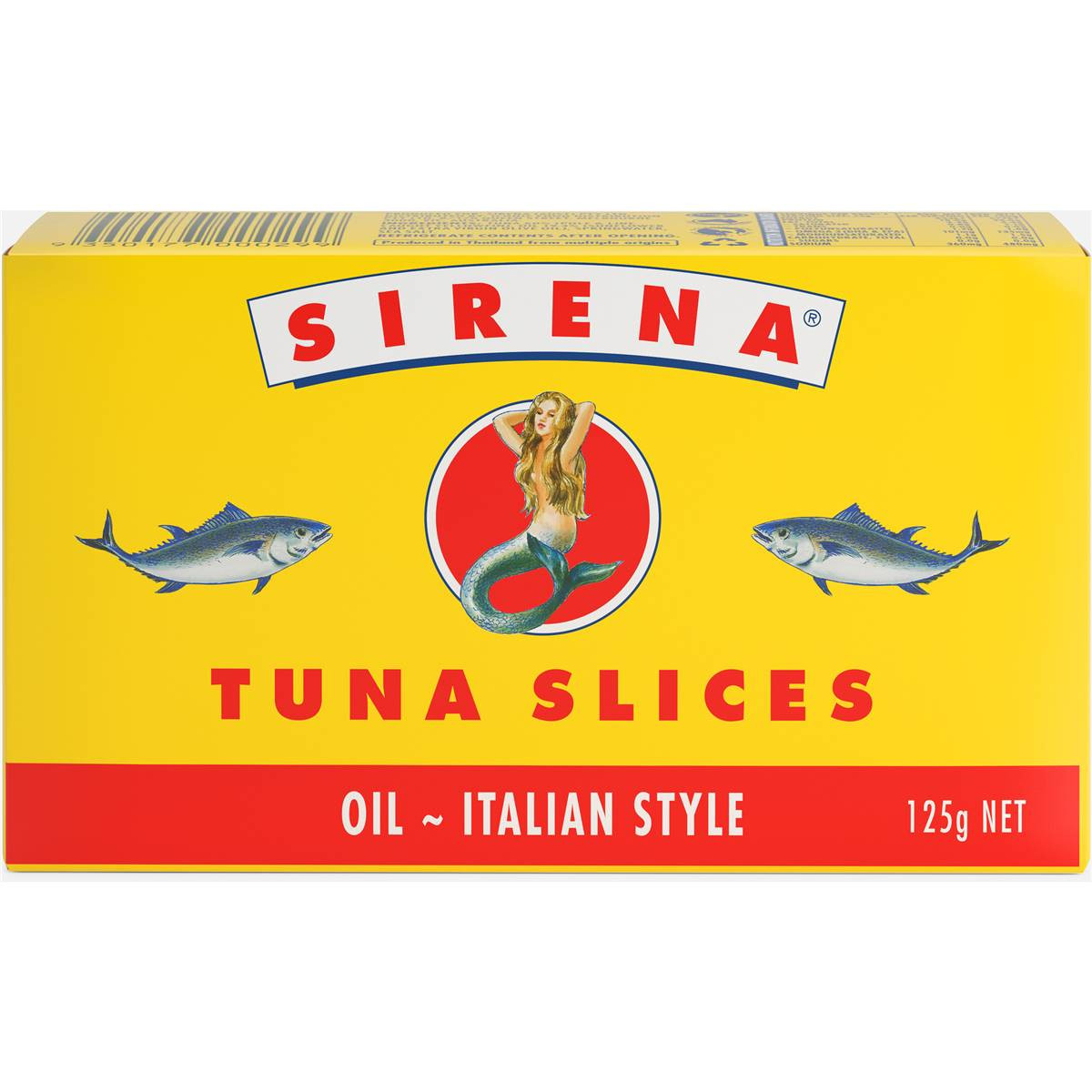 Sirena Tuna Slices In Oil Italian Style 125g