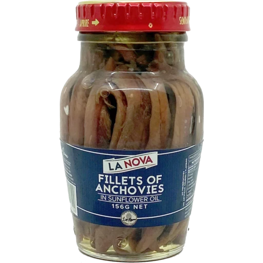 La Nova Fillets Of Anchovies 156g