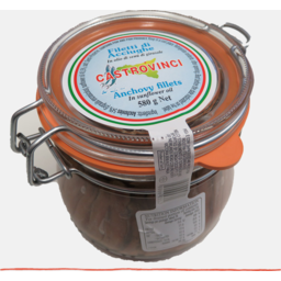 CASTROVINCI ANCHOVY FILLETS FLIP TOP JAR 220G