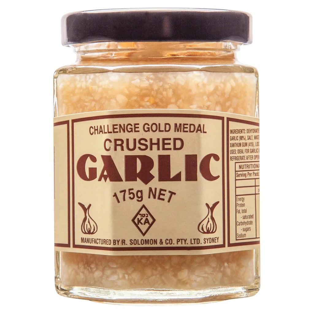 CHALLENGE CRUSHED GARLIC 175G