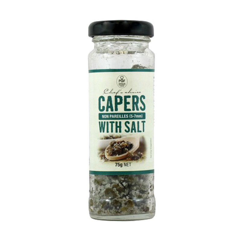 CHEF'S CHOICE CAPERS NON PAREILLES IN SALT 75GM