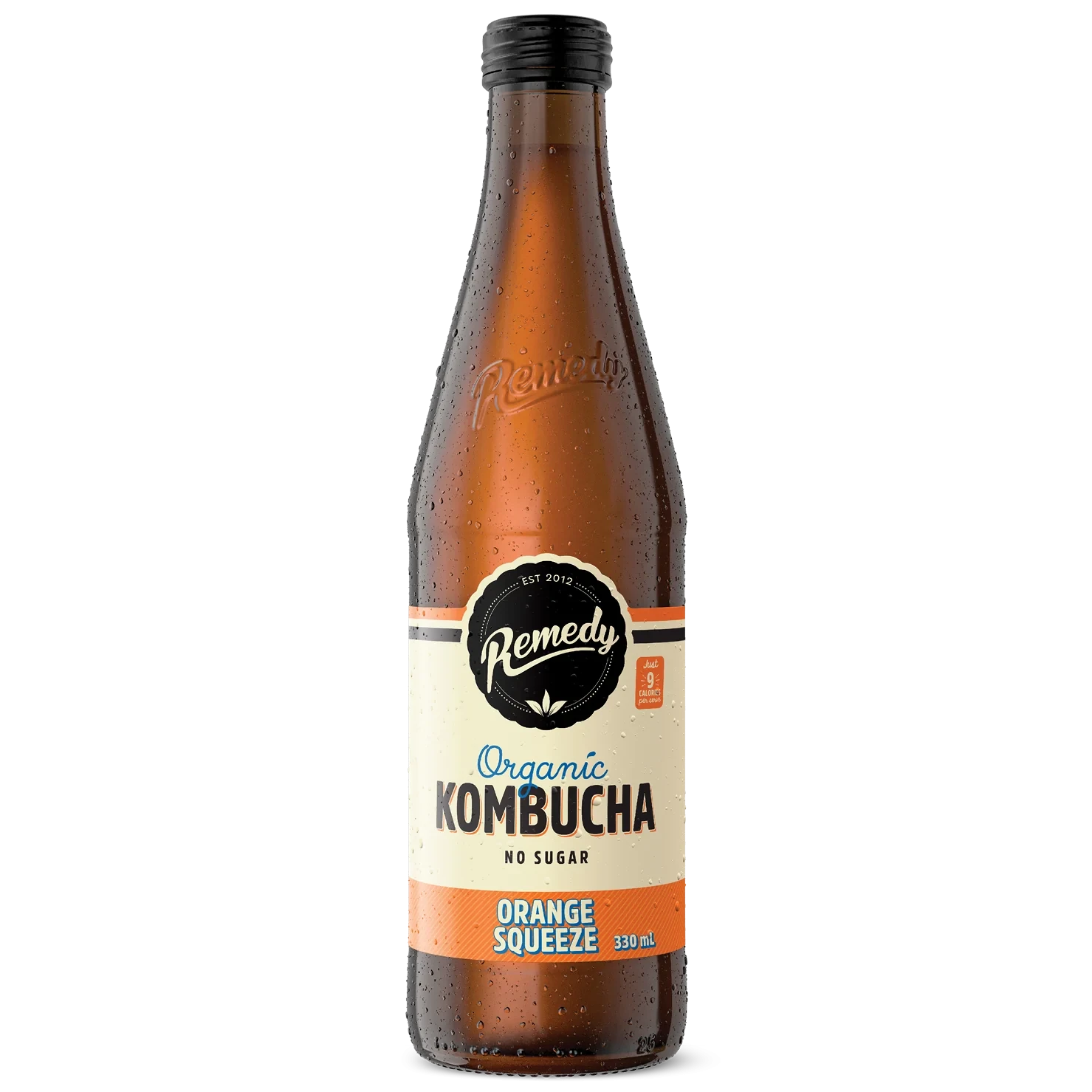 REMEDY KOMBUCHA ORANGE SQUEEZE 330ml