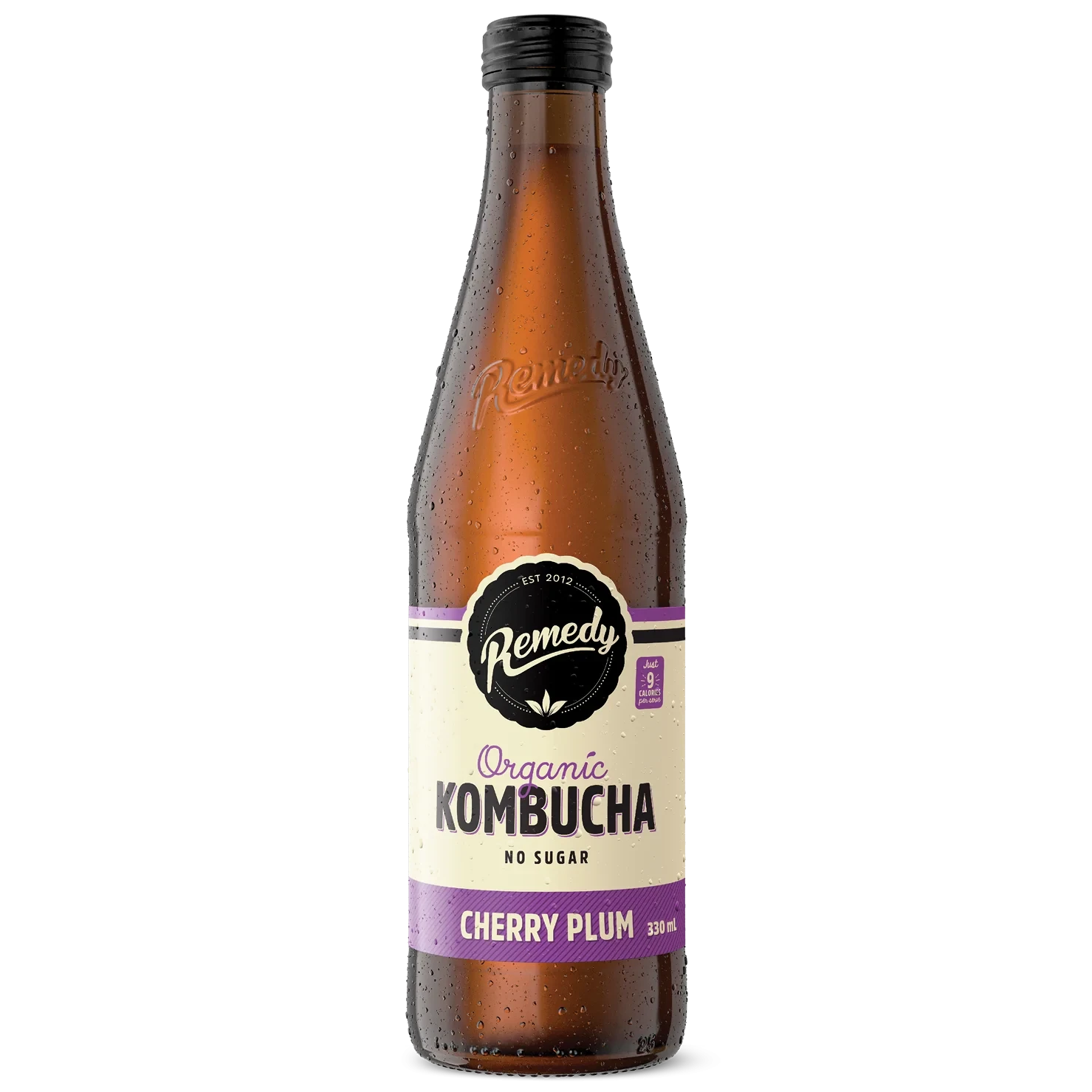 REMEDY KOMBUCHA CHERRY PLUM 330ml