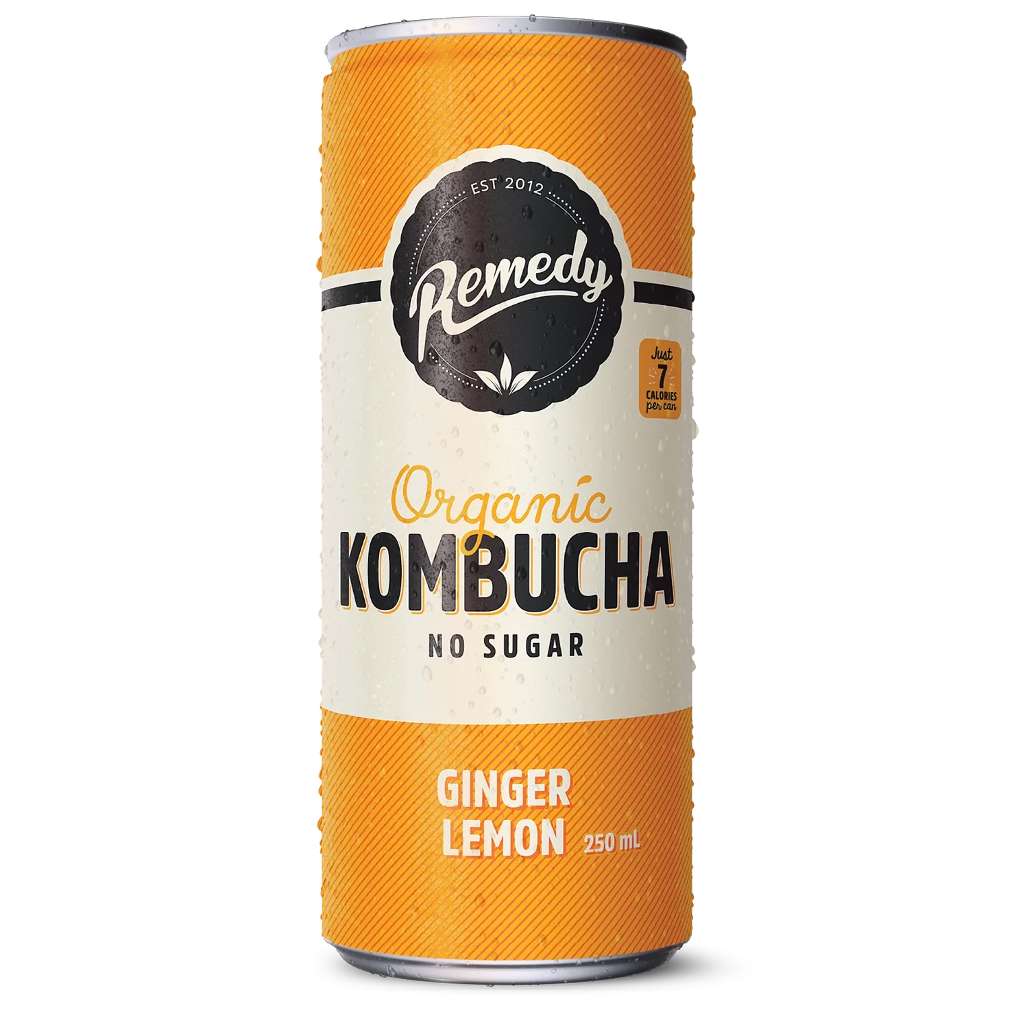 REMEDY KOMBUCHA GINGER LEMON 250ml x4 pack