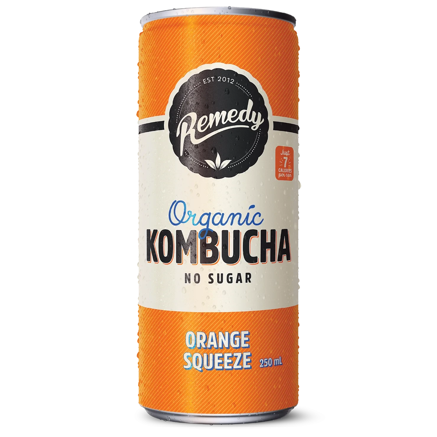 REMEDY KOMBUCHA ORANGE SQUEEZE 250ml x 4 pack