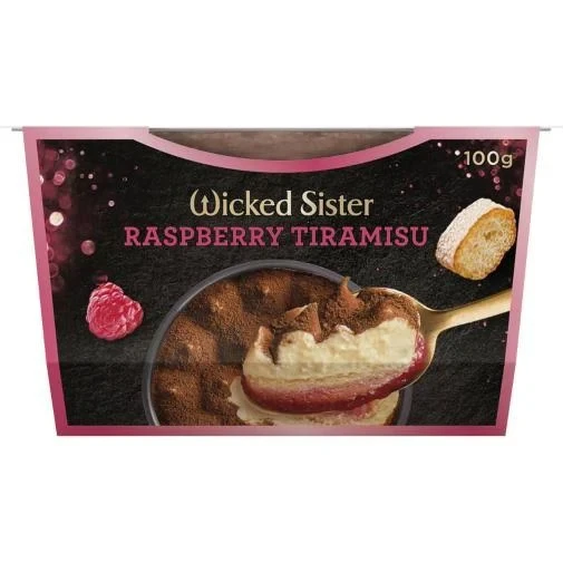 Wicked Sister Raspberry Tiramisu | 100g