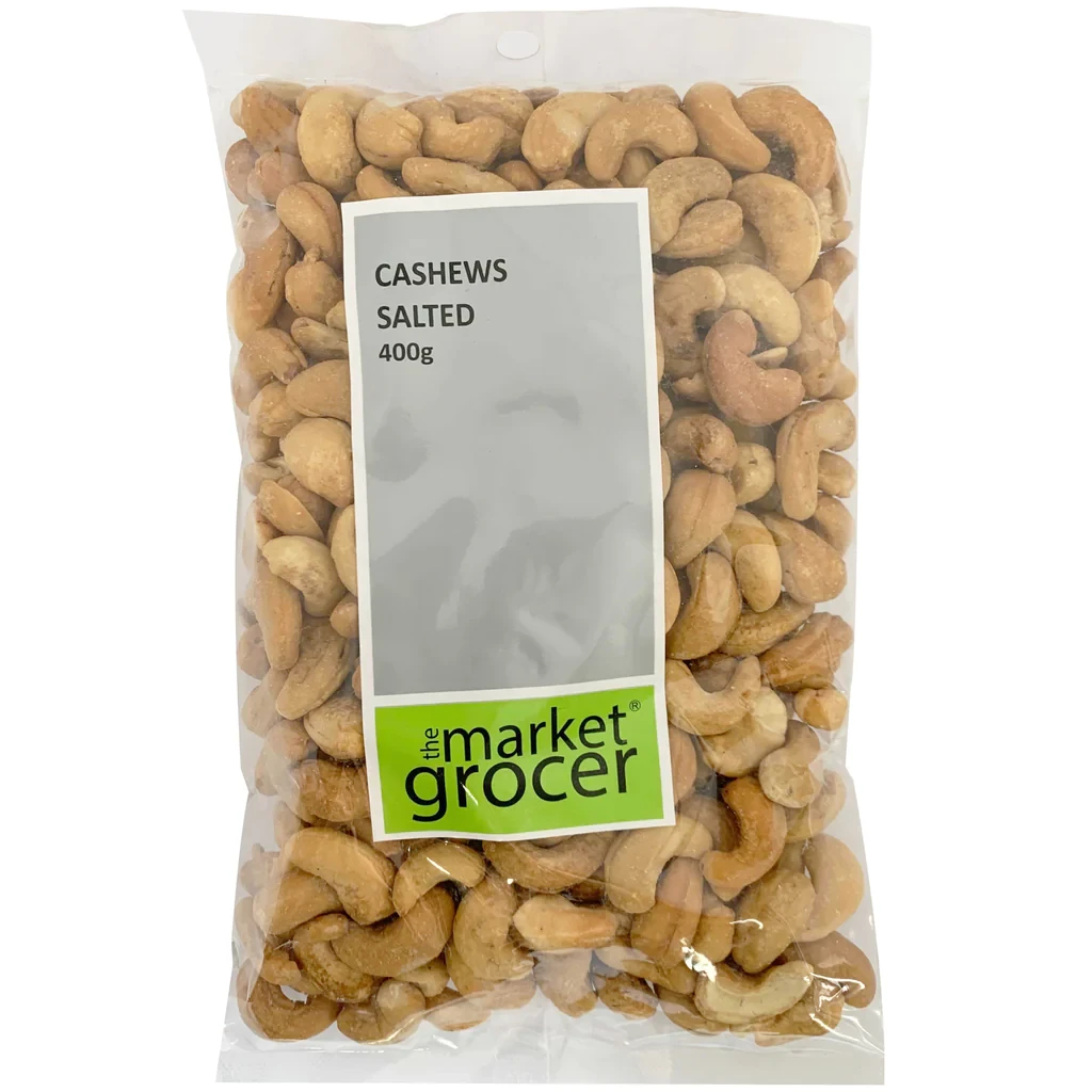 THE MARKET GROCER CASHEWS SALTED 500G