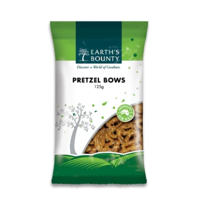 Earths Bounty Pretzel Bows 125G