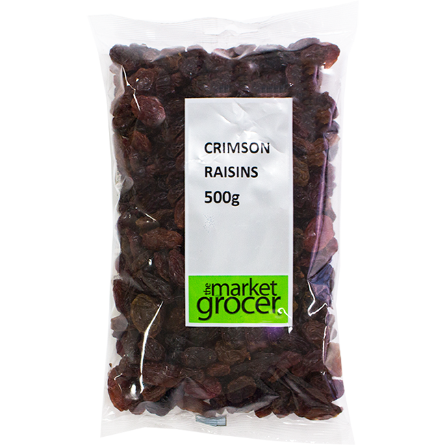 THE MARKET GROCER RAISINS CRIMSON 500G