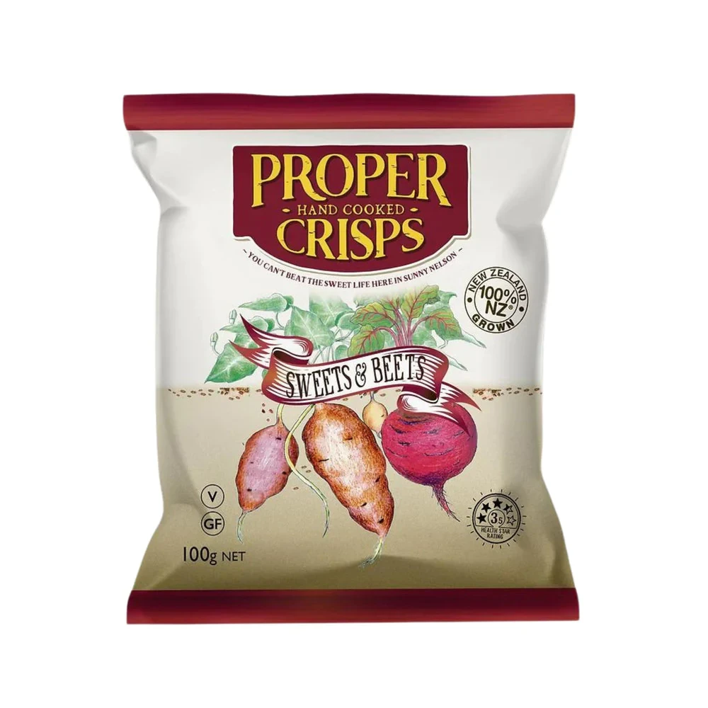 Proper Crisps Garden Medley CHIPS 100g