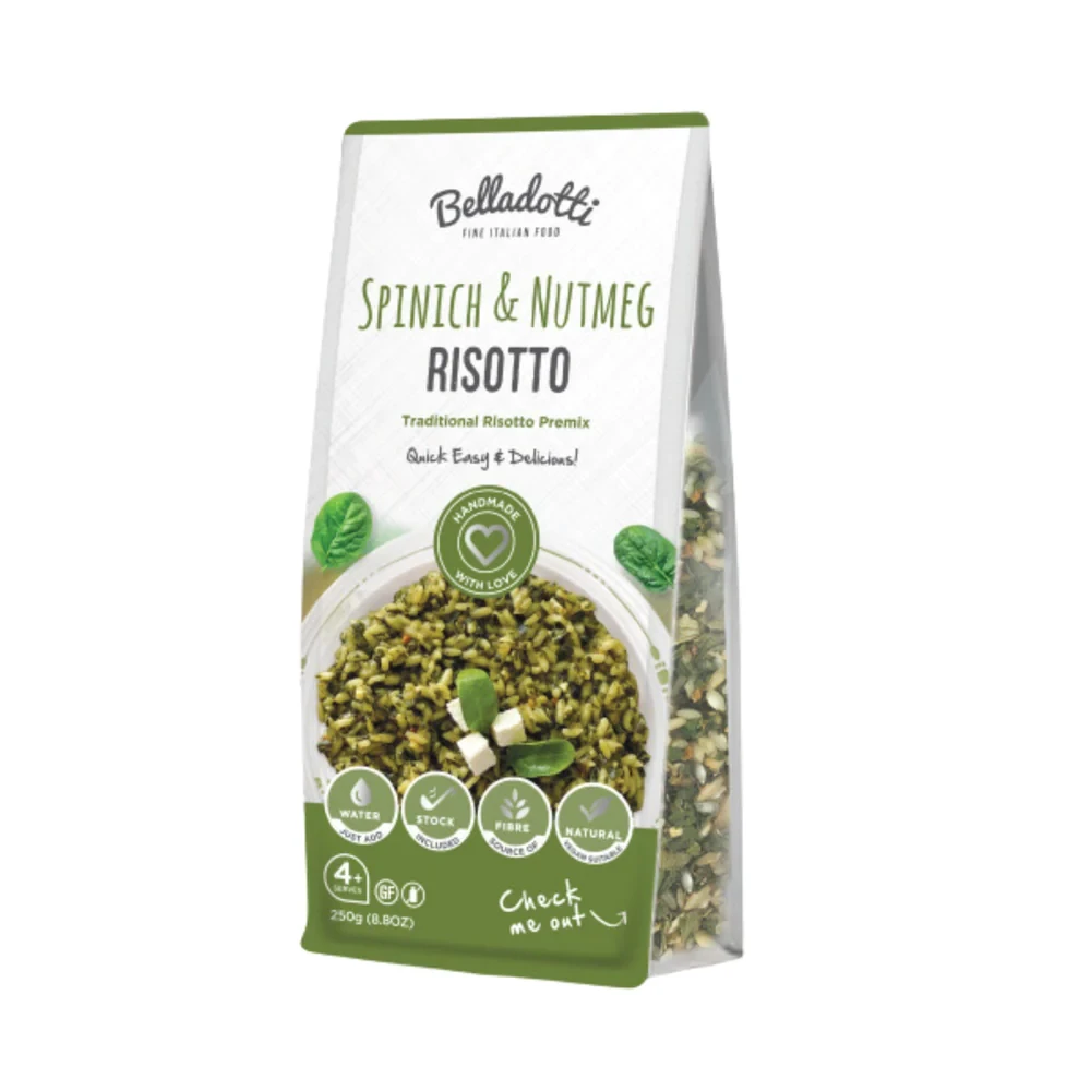 Belladotti Spinach & Nutmeg Risotto 250g