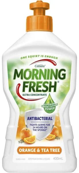 Morning Fresh Dishwashing Liquid Antibacterial Orange and Tea Tree 400ml