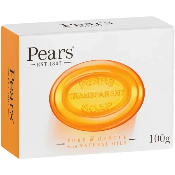 Pears Pure and Gentle With Natural Oils Bar Soap 100g