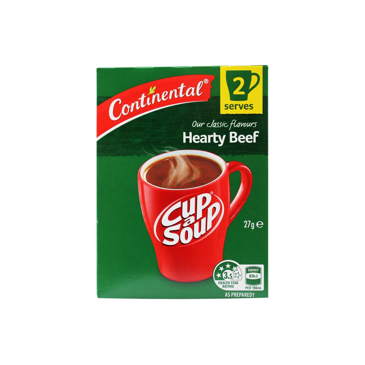 Continental Pk2x27g Cup A Soup Hearty Beef