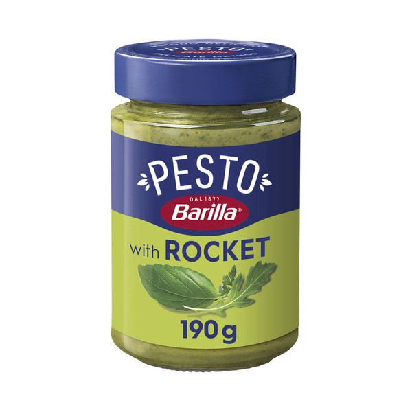 Barilla Basil And Rocket Pesto Pasta Sauce 190g