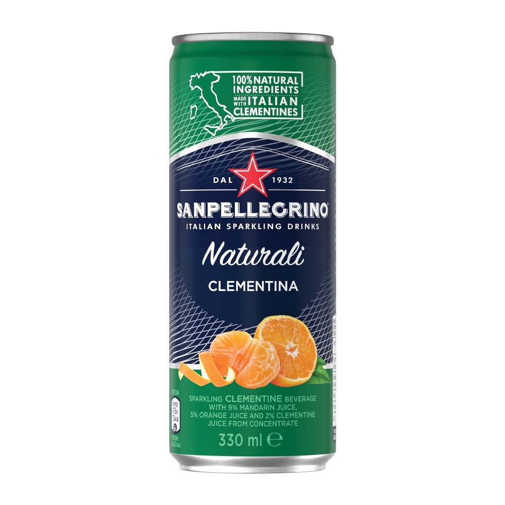 SANPELLEGRINO CLEMENTINA SLIM CAN 330ml